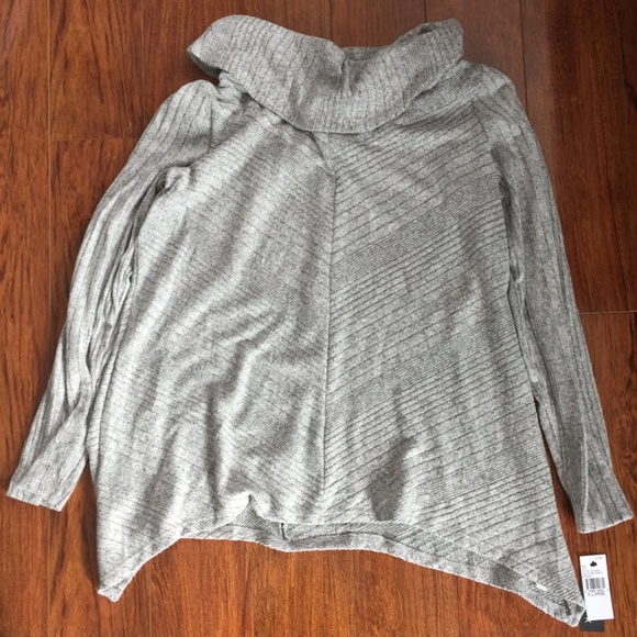 ALYX Heather Grey Cow Neck Sweater - Picture 3 of 6